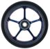 Ratas Black Pearl Original Double V3 110 Chrome Blue