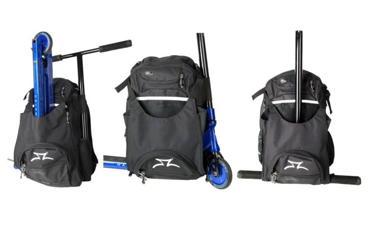 Seljakott AO Transit Backpack Black White