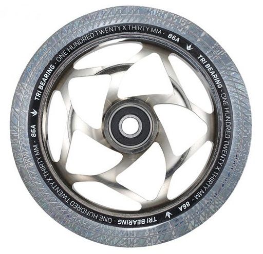 Ratas Blunt Tri Bearing 120 Clear Chrome