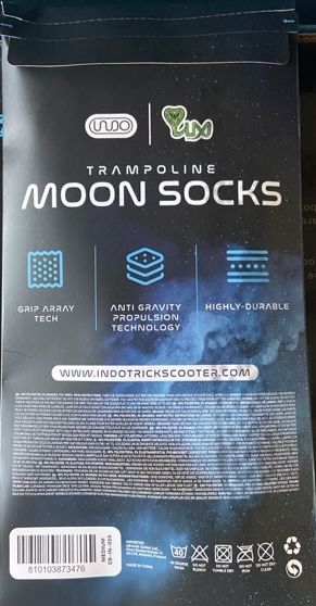 Trampoline Tõukeratas Indo Pro V2 Blue + Moonsocks