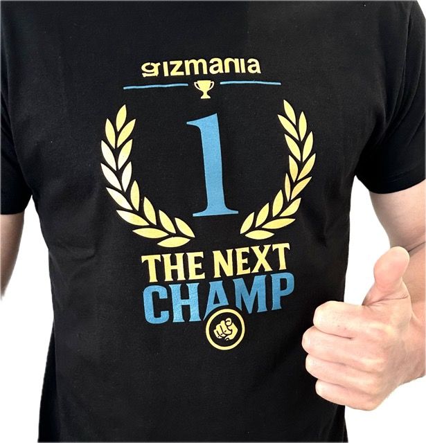 T-särk Gizmania THE NEXT CHAMP