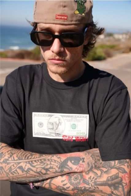 T-särk RICH Dollar Goat Black
