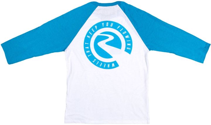 T-särk River Classic Logo 3/4 Sleeve White