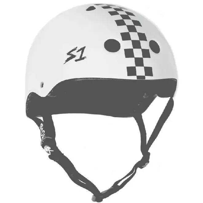 Kiiver S-One Mega Lifer White With Checker