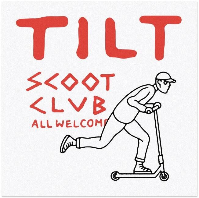 Kleebis Tilt Scoot Club