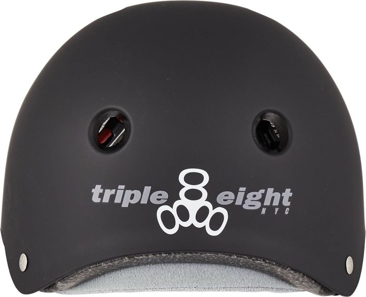 Kiiver Triple Eight Certified Sweatsaver S-M Rubber Black