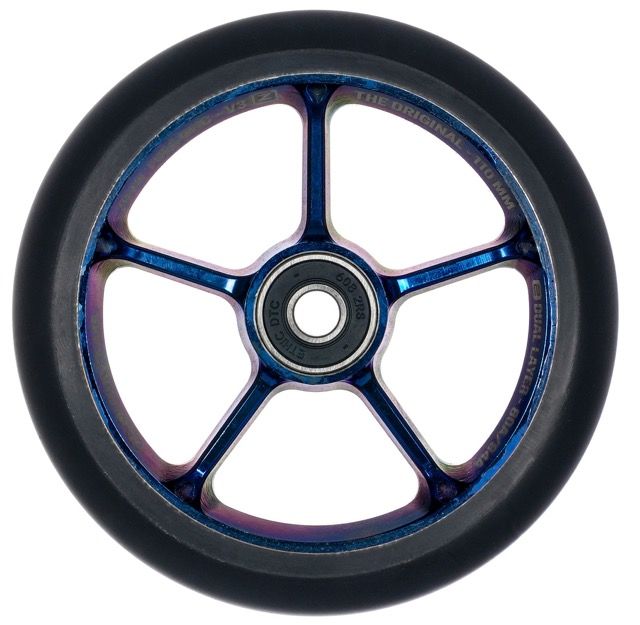 Ratas Black Pearl Original Double V3 110 Chrome Blue